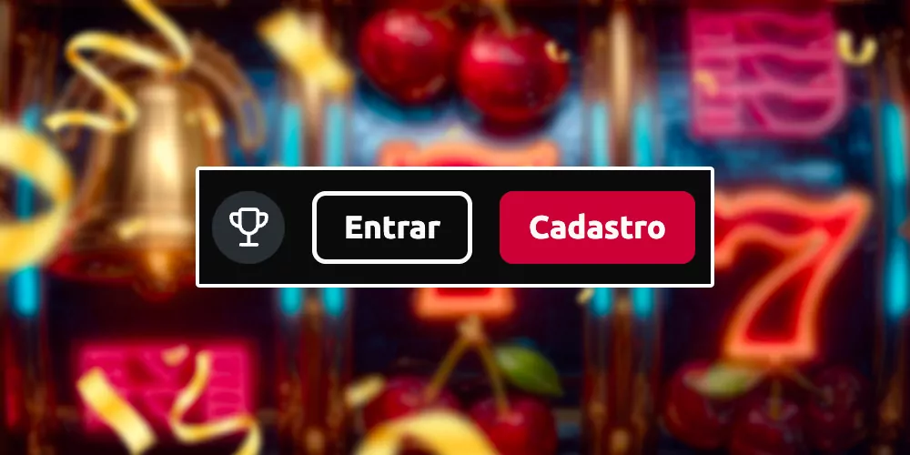 Registro ou login em uma conta pessoal