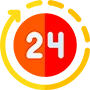 Suporte ao cliente 24 horas por dia.
